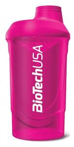 BioTechUsa Wave Shaker, 600ml, rózsaszín