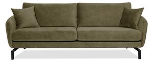 Magic zöld bársony kanapé, 230 cm - Scandic