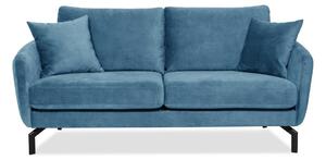 Magic kék bársony kanapé, 190 cm - Scandic