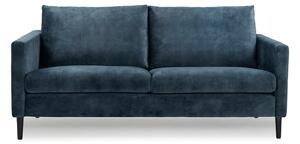 Adagio sötétkék bársony kanapé, 153 cm - Scandic
