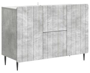 Széf fiókkal Betonszürke 89 x 34,5 x 62 cm Szerelt Fa