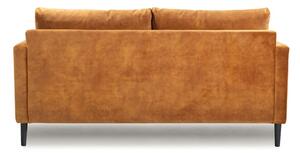 Adagio sárga bársony kanapé, 153 cm - Scandic