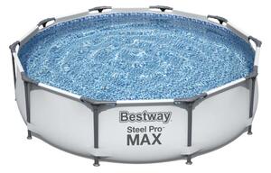 Bestway Fémvázas Medence Szett - 305x76cm, Vízforgatóval
