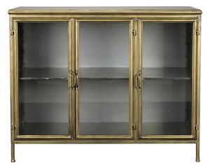 Aranyszínű fém tálalószekrény 100x80x38,5 cm Gertlush – Dutchbone
