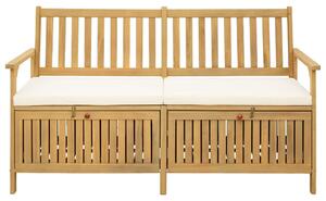 Tárolópad 2 -Seater 148 x 63 x 84 cm Négyszögletes