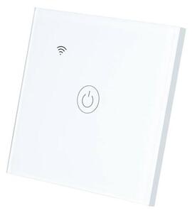 Egyérintéses kapcsoló No. 1 + WIFI üveg fehér LTC