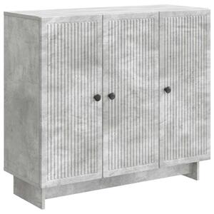 Széf Betonszürke 89 x 34,5 x 80 cm Szerelt Fa