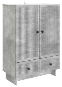 Széf Beton Szürke 66 x 34,5 x 95 cm Mérnöki fa