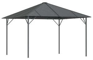 VidaXL antracitszürke pavilon tetővel 3 x 3 m