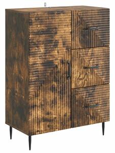 Széf fiókkal Füstös Tölgy 66 x 34,5 x 89,5 cm Szerelt Fa