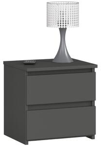 AKORD CLP CL2 Éjjeliszekrény Laminált Grafitszürke