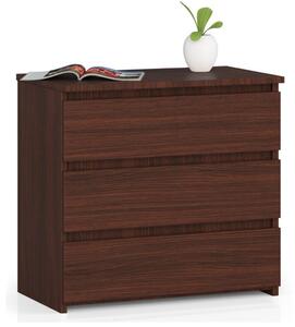 AKORD CLP CL3 Fiókos szekrény Laminált Wenge 3 Fiókos