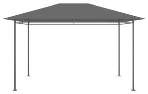 Acél Pavilon - Kerti Sátor - 4x3x2,7m - Antracitszürke