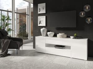 DESIDERIO modern TV asztal, fehér
