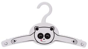 Gondol műanyag vállfa 4 db - fehér panda