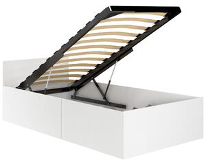 AKORD Furniture Factory Gázrugós Ágyrácsalap Fém-Fa 90x200 Fekete