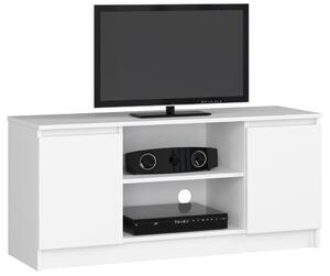 AKORD CLP TV Szekrény 120 Laminált Fehér Matt