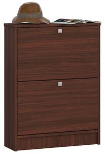 AKORD Klasszikus Billenő Cipősszekrény Laminált Wenge 60cm