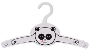 Gondol műanyag vállfa 4 db - fehér panda