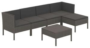 VidaXL Polyrattan Kerti Ülőgarnitúra - 6 Fős