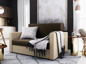 Modern ARIA 120 kinyitható kanapé - bézs / barna