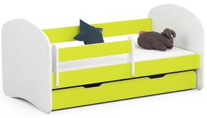 AKORD Smile Gyermekágy Laminált Lime 140x70 Matraccal