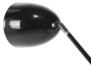 Fekete fém állólámpa 165 cm CHANZA