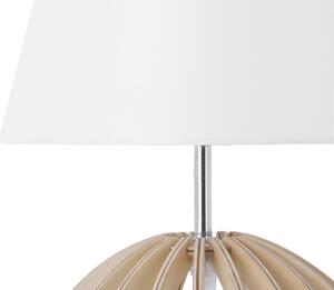 Fehér fa asztali lámpa 41 cm SAMO