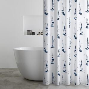 Zuhanyfüggöny 180x180 cm Salcombe Boats – Catherine Lansfield