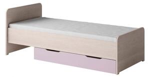TURAN ágy alatti tároló TURAN - tölgy santana / rózsaszín