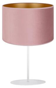 Duolla Duolla - Asztali lámpa ROLLER 1xE14/15W/230V rózsaszín/arany DU83499
