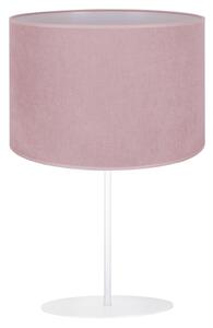 Duolla Duolla - Asztali lámpa BRISTOL 1xE14/15W/230V rózsaszín/fehér DU81372