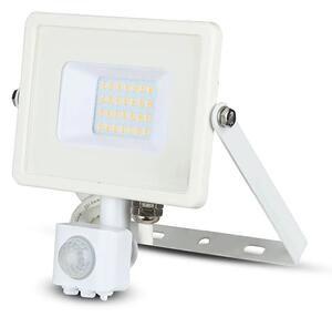 V-TAC mozgásérzékelős LED reflektor 20W meleg fehér Samsung chip - SKU 448
