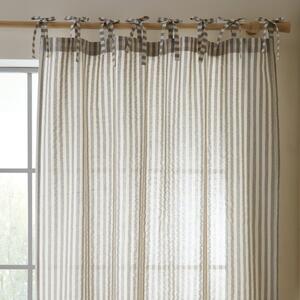 Szürke függöny 140x183 cm Zanzibar Woven Stripe – Pineapple Elephant