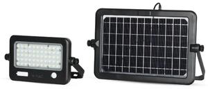 V-TAC napelemes mozgásérzékelős LED reflektor 10W természetes fehér 110 Lm/W - SKU 8674