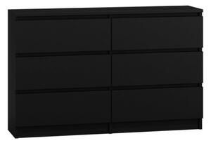 ESTELA M6 komód szekrény 120 - fekete