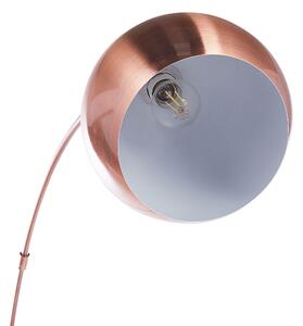 Rézszínű fém állólámpa 210 cm PAROO