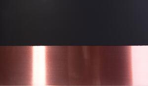 Fekete és rézszínű fém függőlámpa PARINA