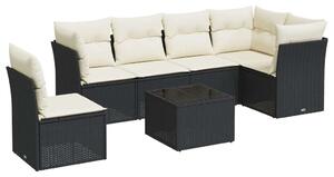 VidaXL Polyrattan Kerti Ülőgarnitúra - 7 részes