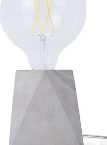 Szürke Beton Asztali Lámpa 12 cm SAJA