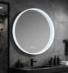 Inspiro Design Luce Smart, kör alakú, 3D keretvilágítású, okos tükör, 70x70 cm, LC-AC22