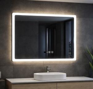 Inspiro Design Biscano Smart, szögletes okos tükör, keretvilágítással, 80x70 cm, LED-463