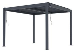 G21 Austin Premium 3x3 m bioklimatikus pergola, antracit alumínium