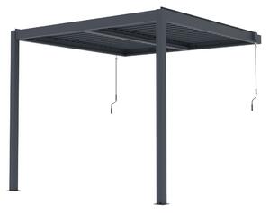 G21 Trenton Premium 3x3 m bioklimatikus pergola, antracit alumínium