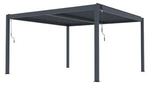 G21 Austin Premium 4x4 m bioklimatikus pergola, antracit alumínium