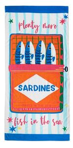 Pamut strandtörölköző 76x160 cm Sardines – Catherine Lansfield
