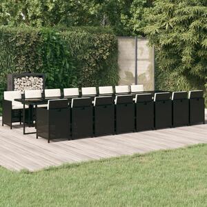 VidaXL Polyrattan Kerti Étkezőgarnitúra - 17 részes