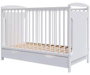 Hubner Karly 120x60 fehér, fiókos gyermekágy, fából