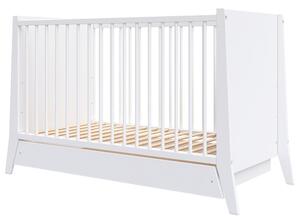 Hubner Cosmo 120x60 cm fehér, fiókos fa gyerekágy
