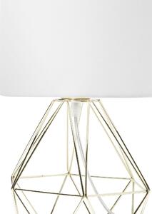 Aranyszínű fém asztali lámpa 35 cm MARONI
